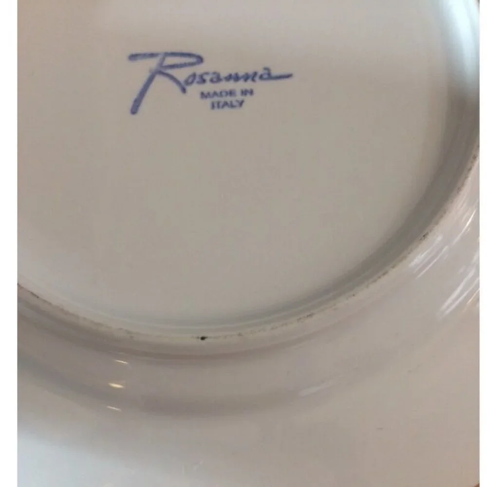 Vintage Rosanna Plates Wine Chateau Haut-Bages & Lafaurie-Peyraguey 2 Set Italy‎